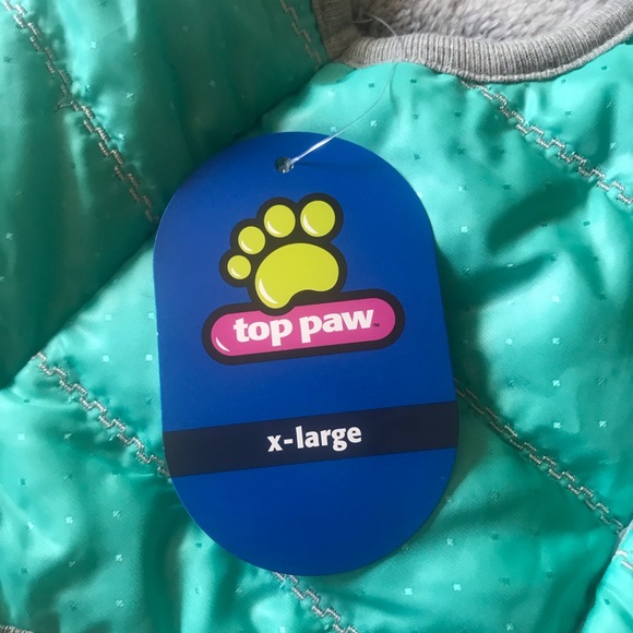 Top Paw Jackets & Coats Terquoise Green Dog Coat Size Xl Poshmark